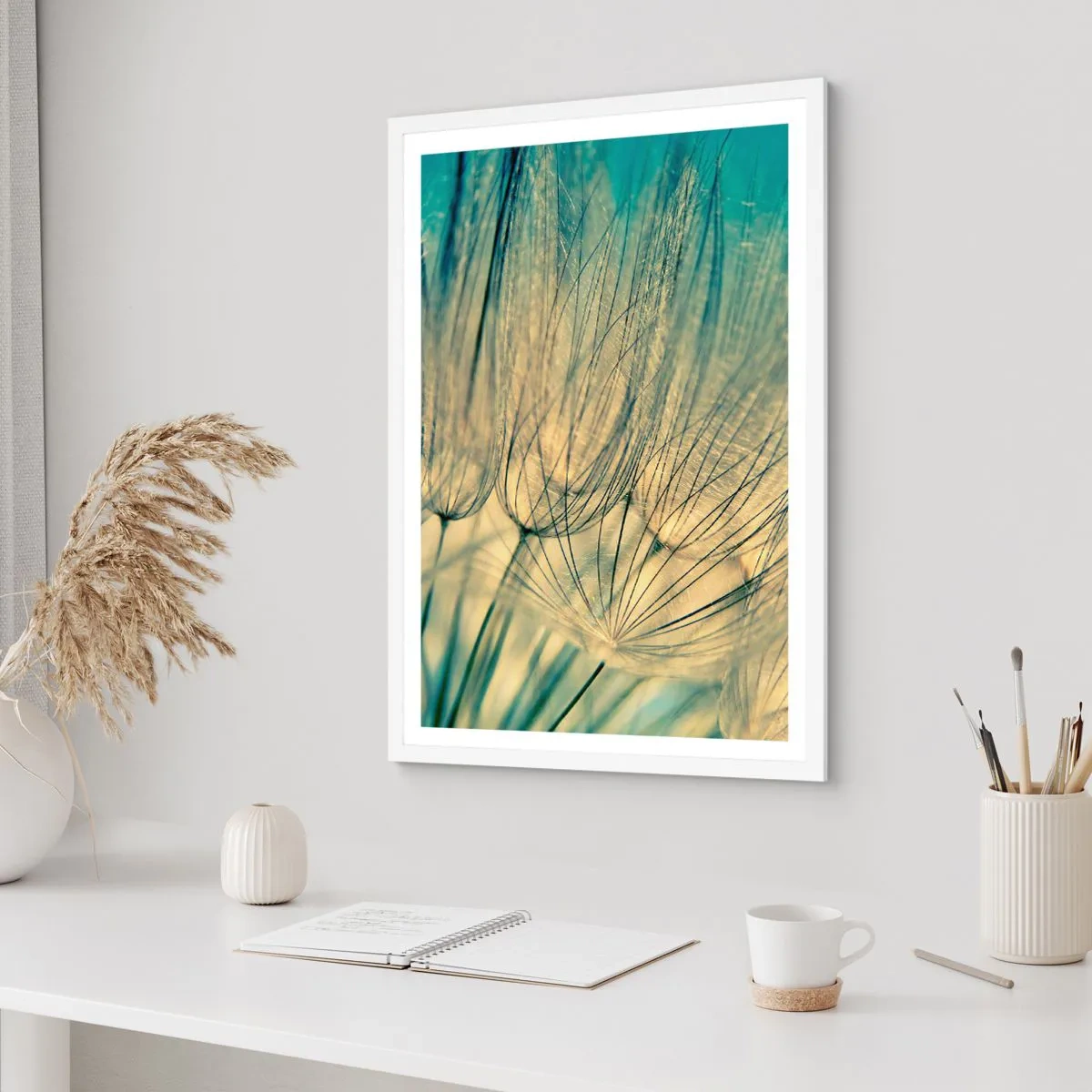 Poster in white frmae - Waiting for the Wind - 70x100 cm