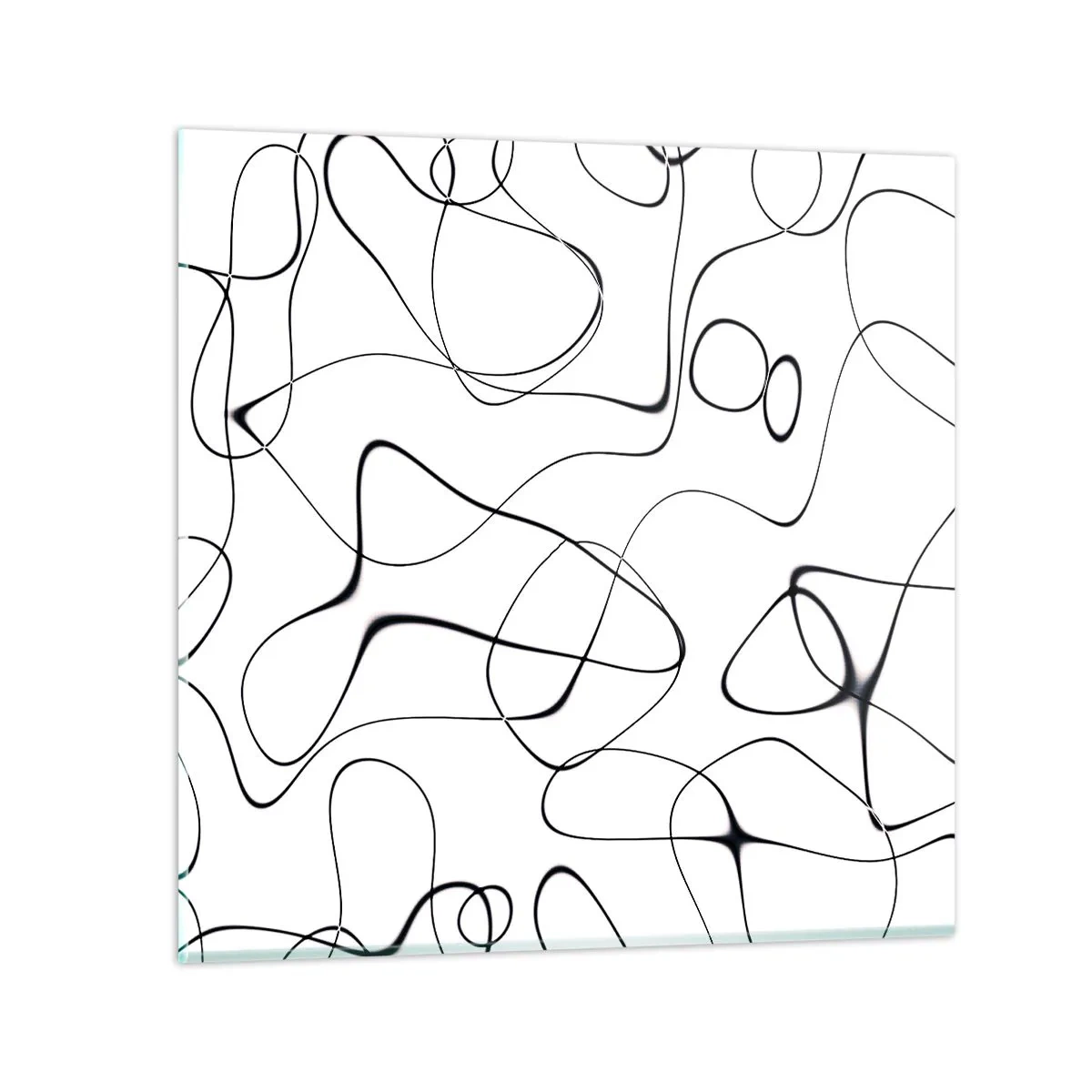 Glass picture - Life Paths, Trails of Fortune - 70x70 cm