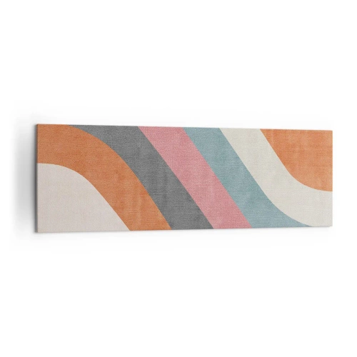 Canvas picture - Diagonal Composition - Movement - 160x50 cm