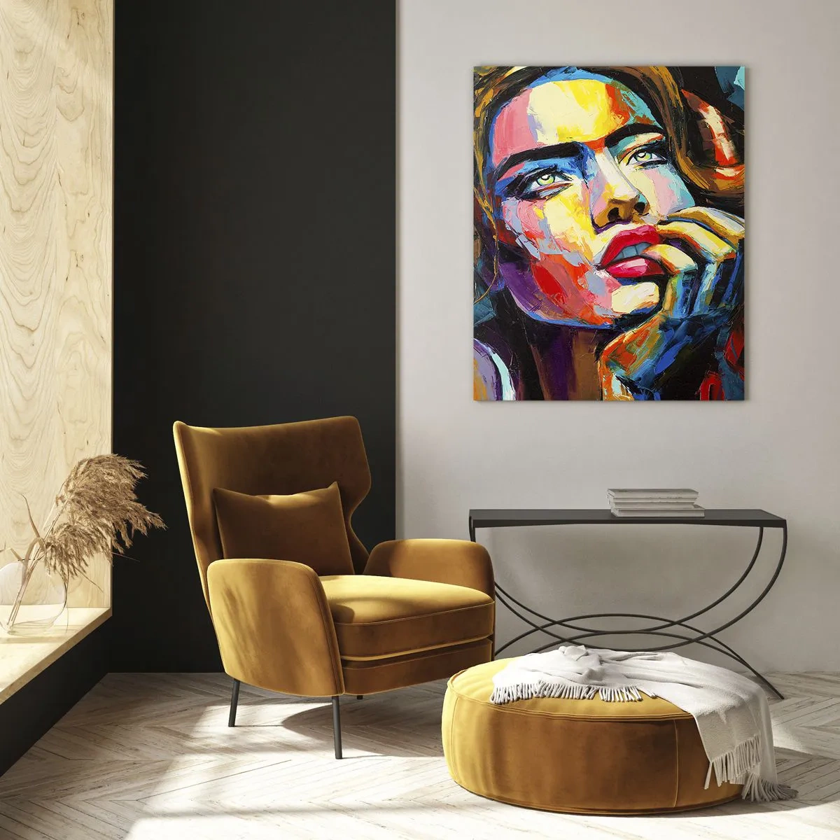 Glass picture - Dreams Like Birds Flying in the Sky - 80x120 cm