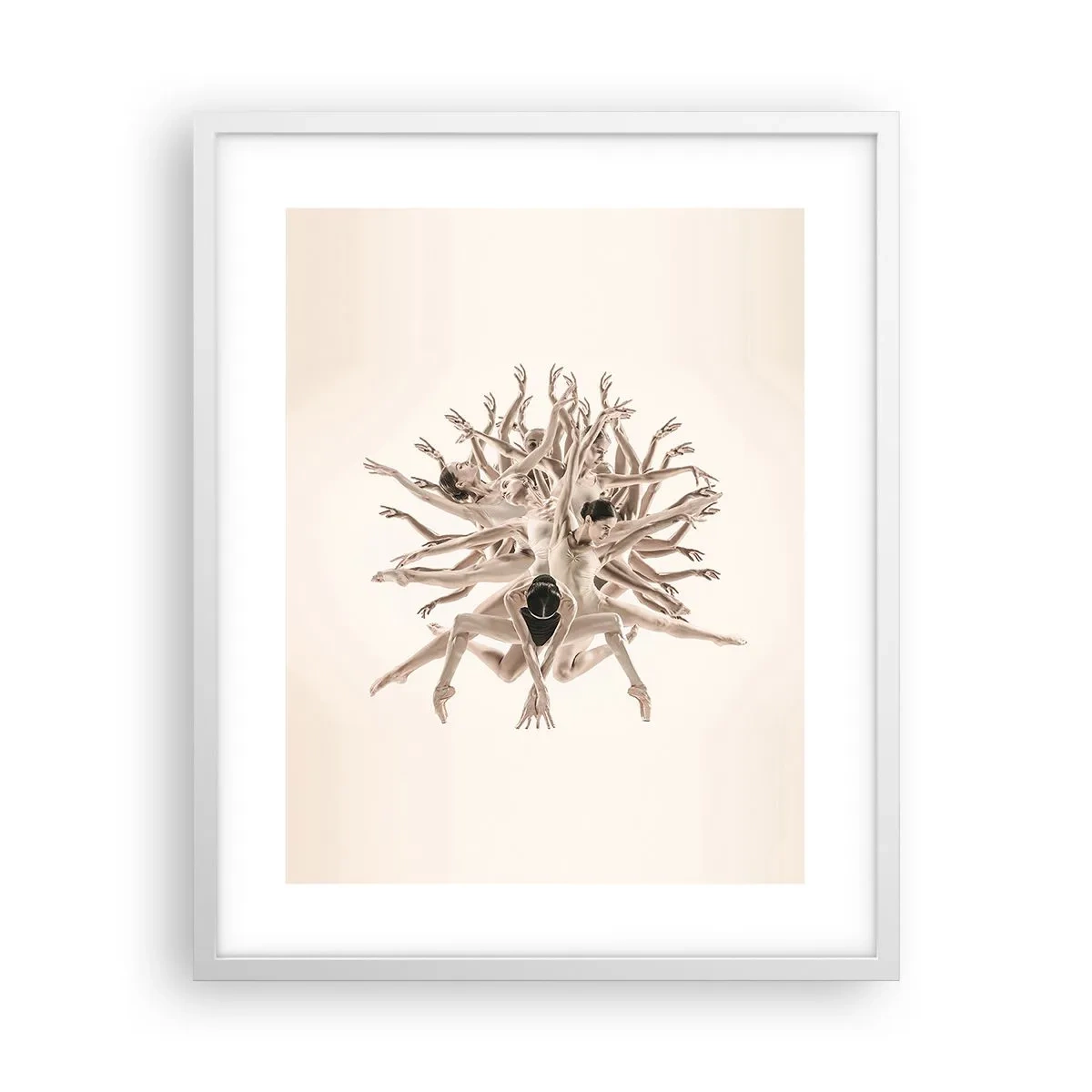 Poster in white frmae - Dance in Bloom - 40x50 cm