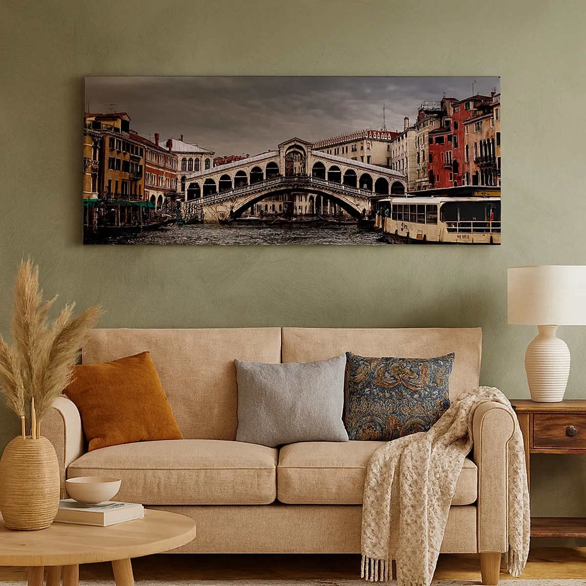 Canvas picture - Promise of a Venetian Evening - 30x30 cm