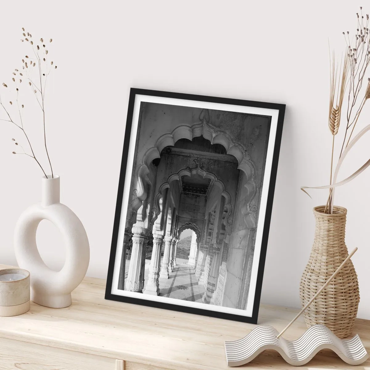 Poster in black frame - This is a Place of Fairytales of the East - 30x40 cm