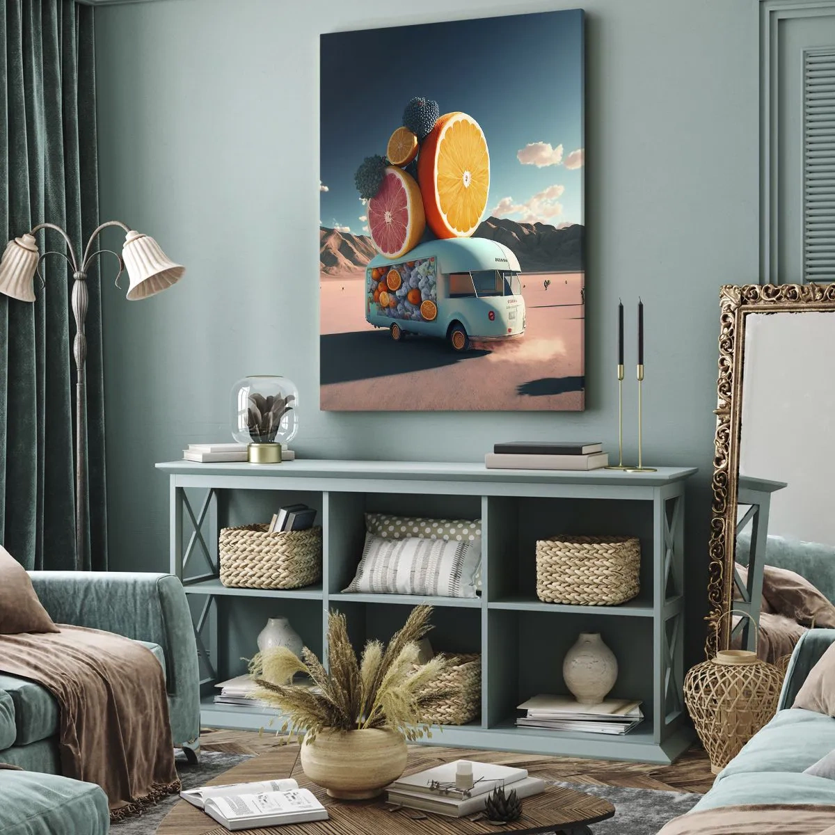 Canvas picture - Taste of Holidays - 65x120 cm