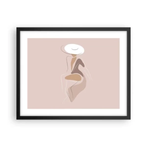 Poster in black frame - Being a Lady - 50x40 cm