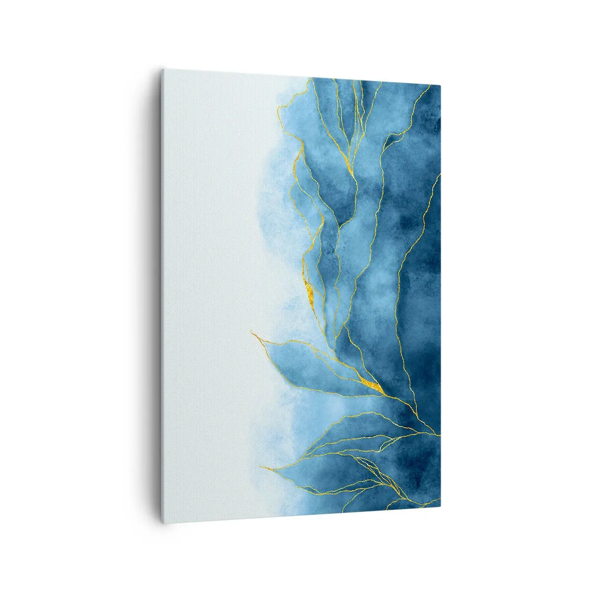 Canvas picture - Blue In Gold - 70x100 cm