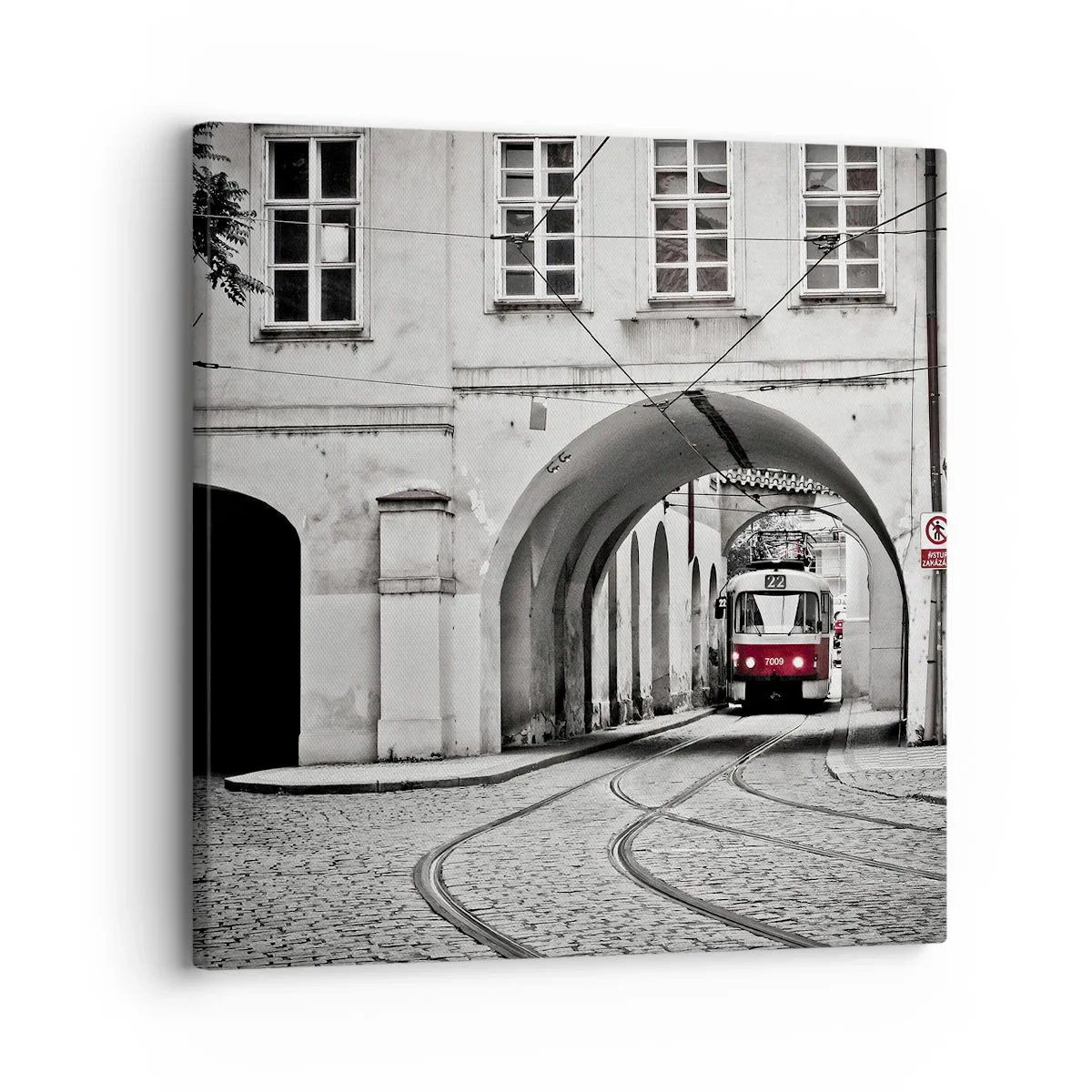 Canvas picture - Through City Labirynth - 30x30 cm