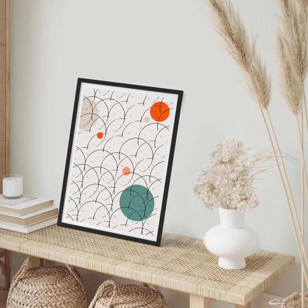 Poster in black frame - In the Spirit of Pop-art - 61x91 cm