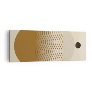 Canvas picture - About the Origin of Geometrical Figures - 140x50 cm