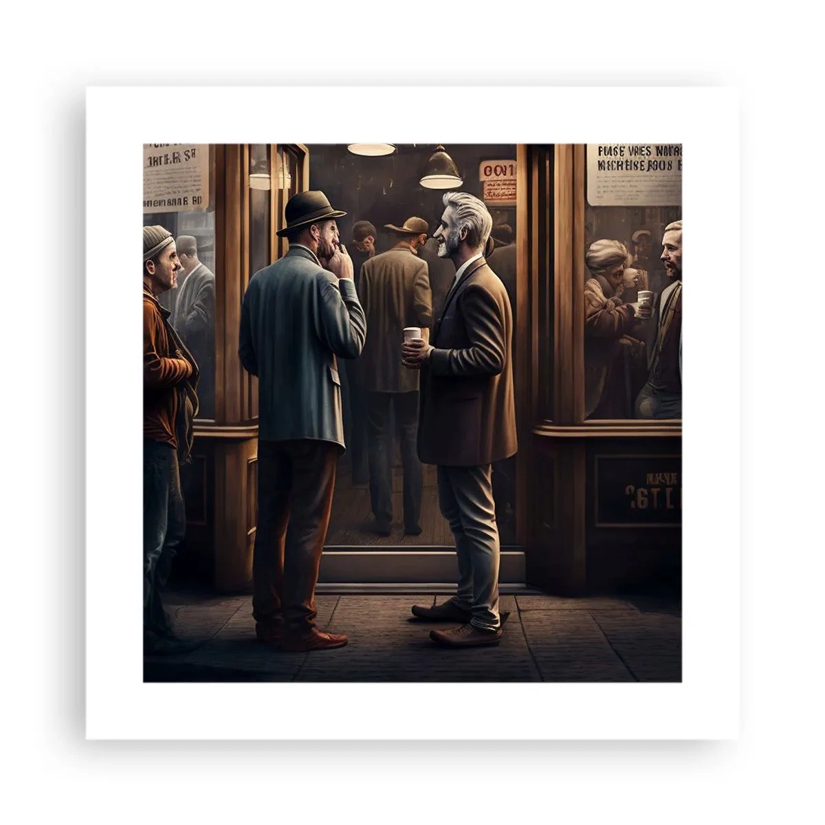 Poster - Good Time of the Day - 40x40 cm