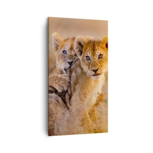 Canvas picture - Do Not Disturb! We Are Playing - 45x80 cm