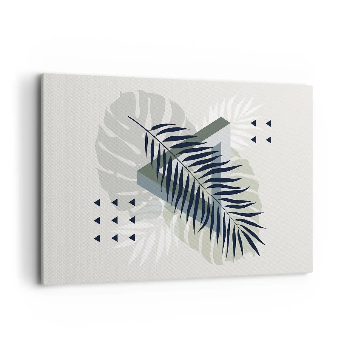 Canvas picture - Nature and Geometry - Two Orders? - 120x80 cm