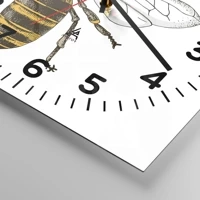 Clock face with numbers