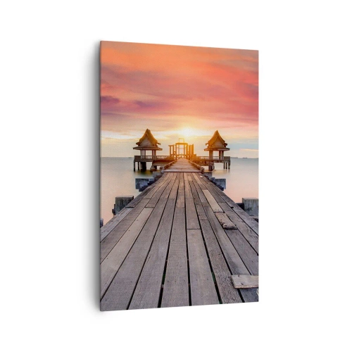 Canvas picture - Sunset on the East - 80x120 cm