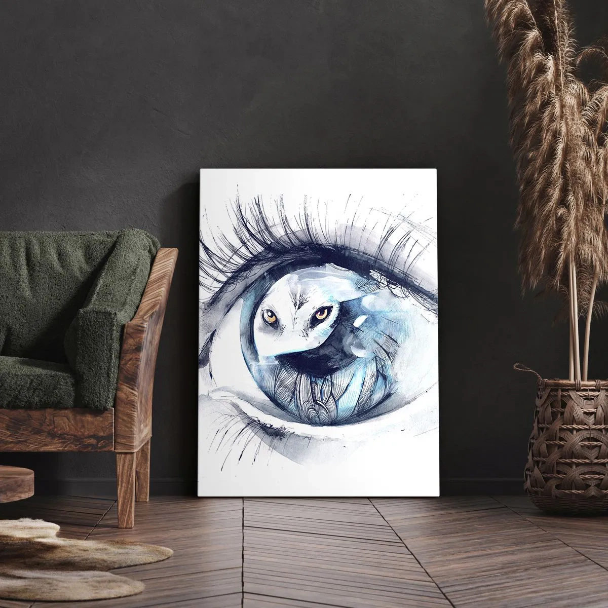 Canvas picture - Eye to Eye with Wilderness - 50x70 cm