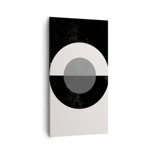 Canvas picture - Harmony in Black and White - 55x100 cm