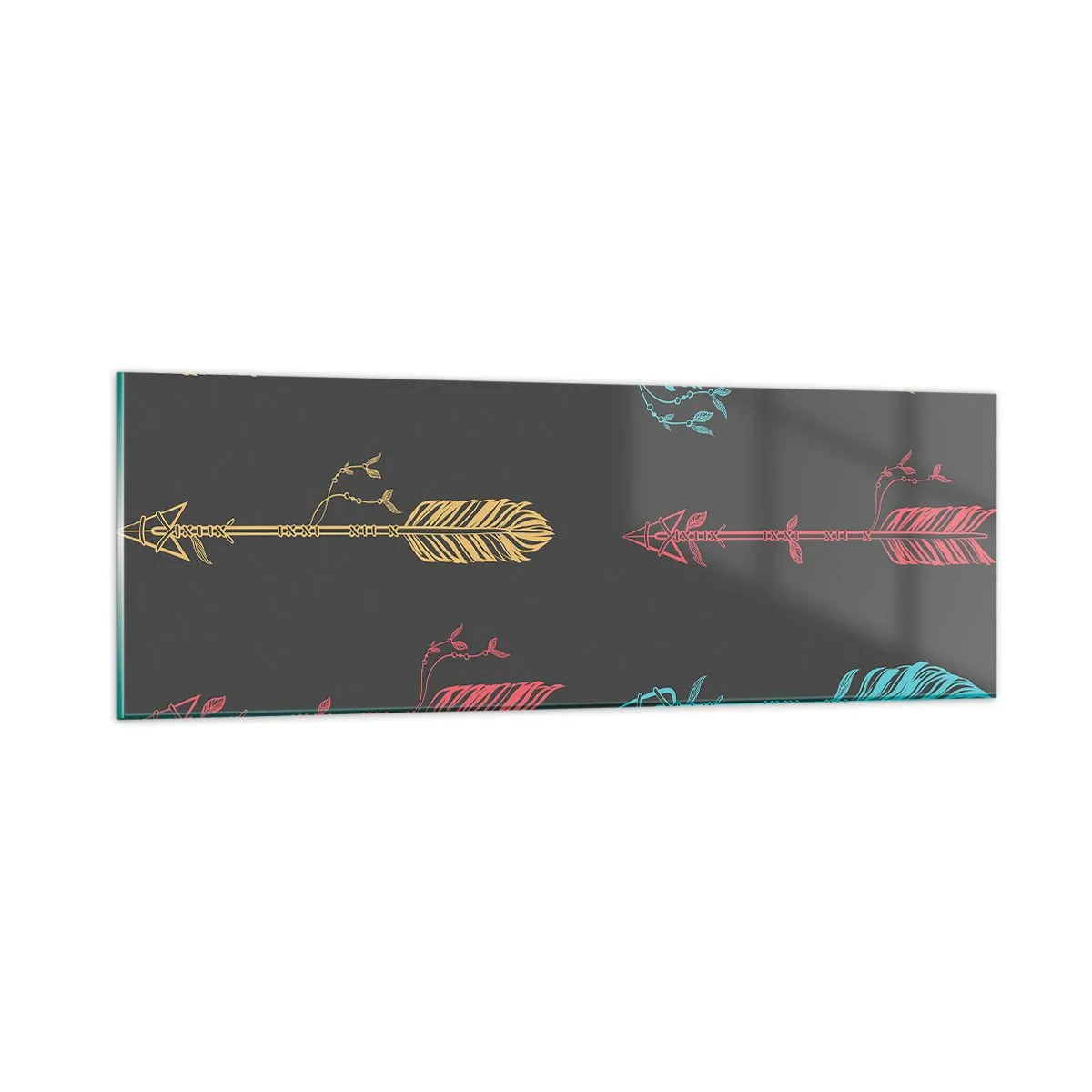 Glass picture - In Ordinance - 90x30 cm