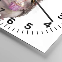 Clock face with numbers