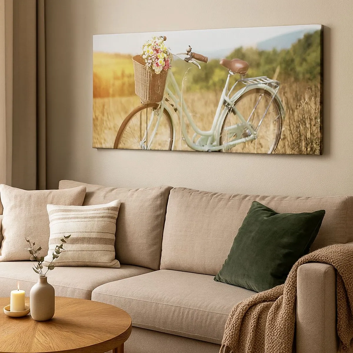 Canvas picture - I will Stay Here for a While - 100x40 cm