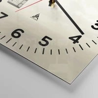 Clock face with numbers