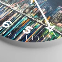 Clock face with numbers