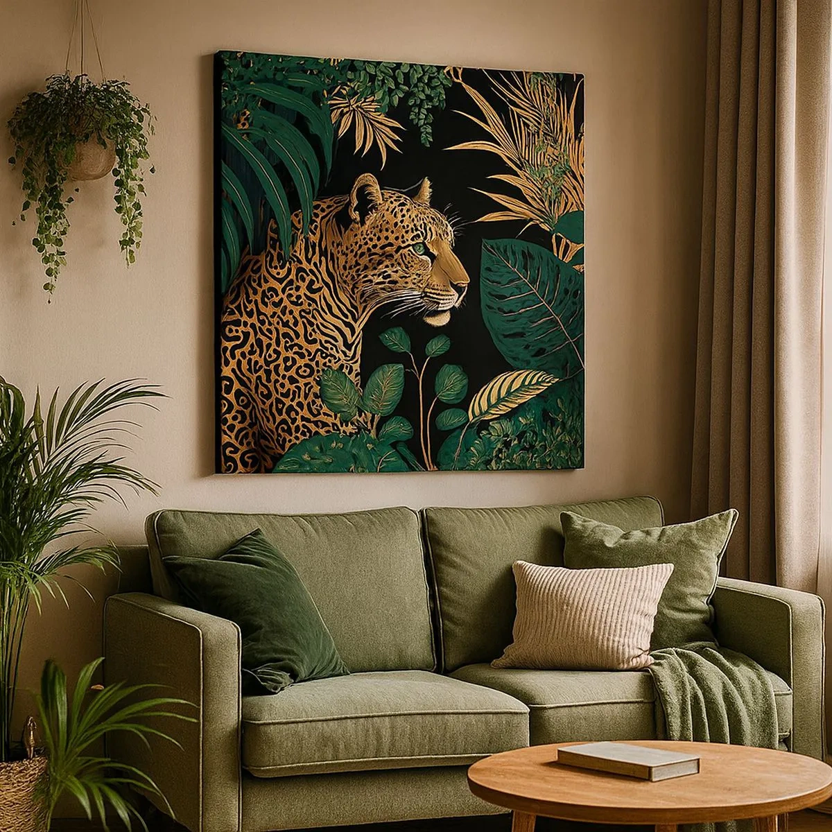 Canvas picture - Host in the Jungle - 30x30 cm