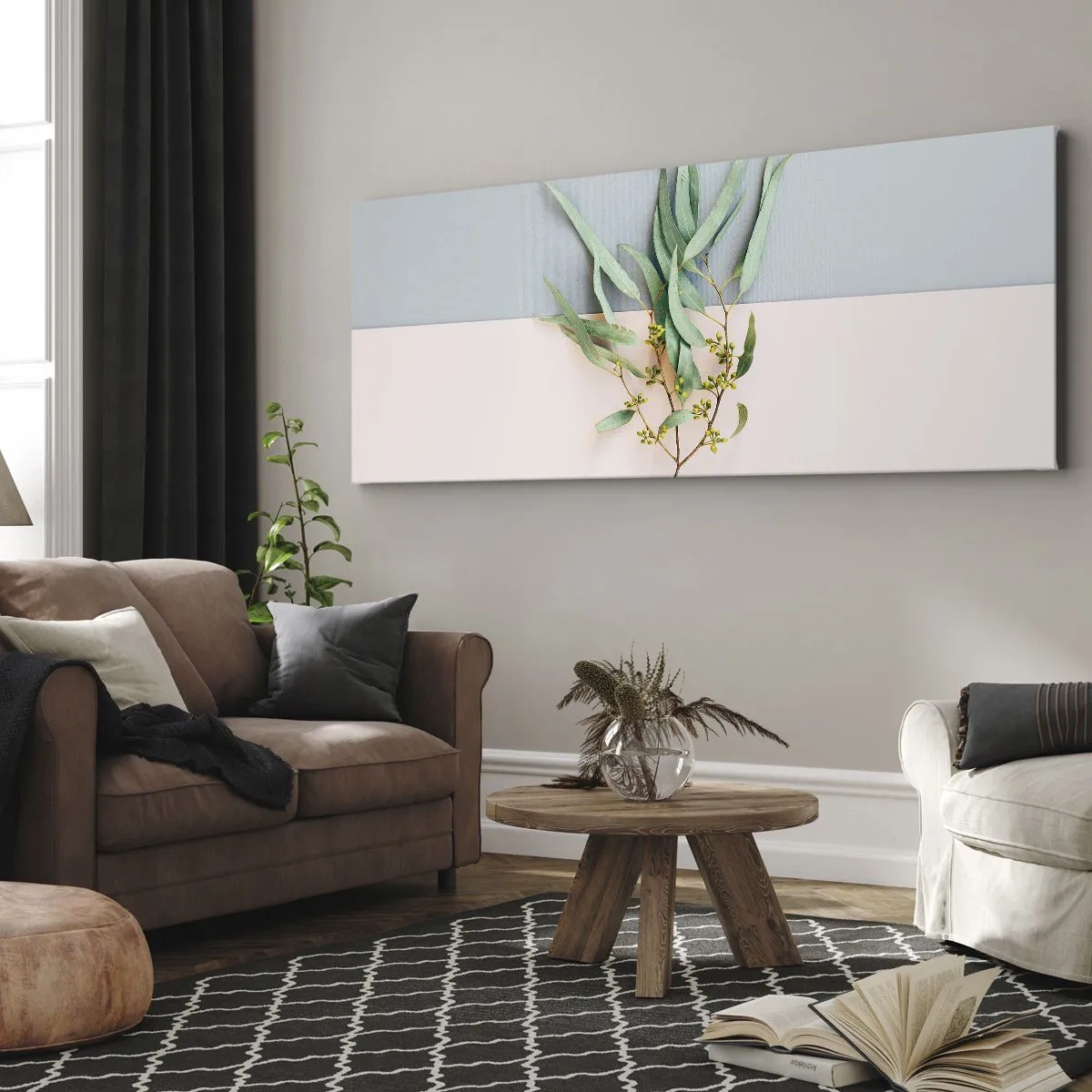 Canvas picture - Pastel Subtlety - 120x50 cm