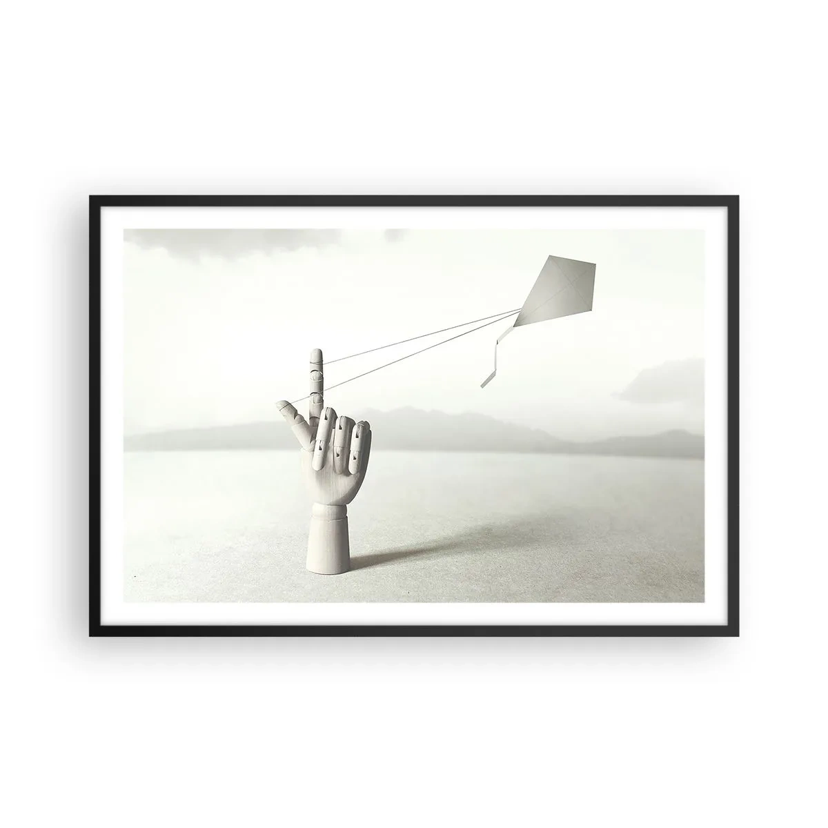 Poster in black frame - Test of Strengths - 91x61 cm