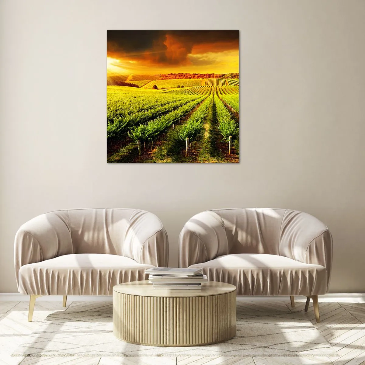 Glass picture - Under Australian Sun - 70x70 cm