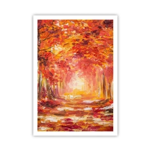 Poster - Copper Forest - 70x100 cm