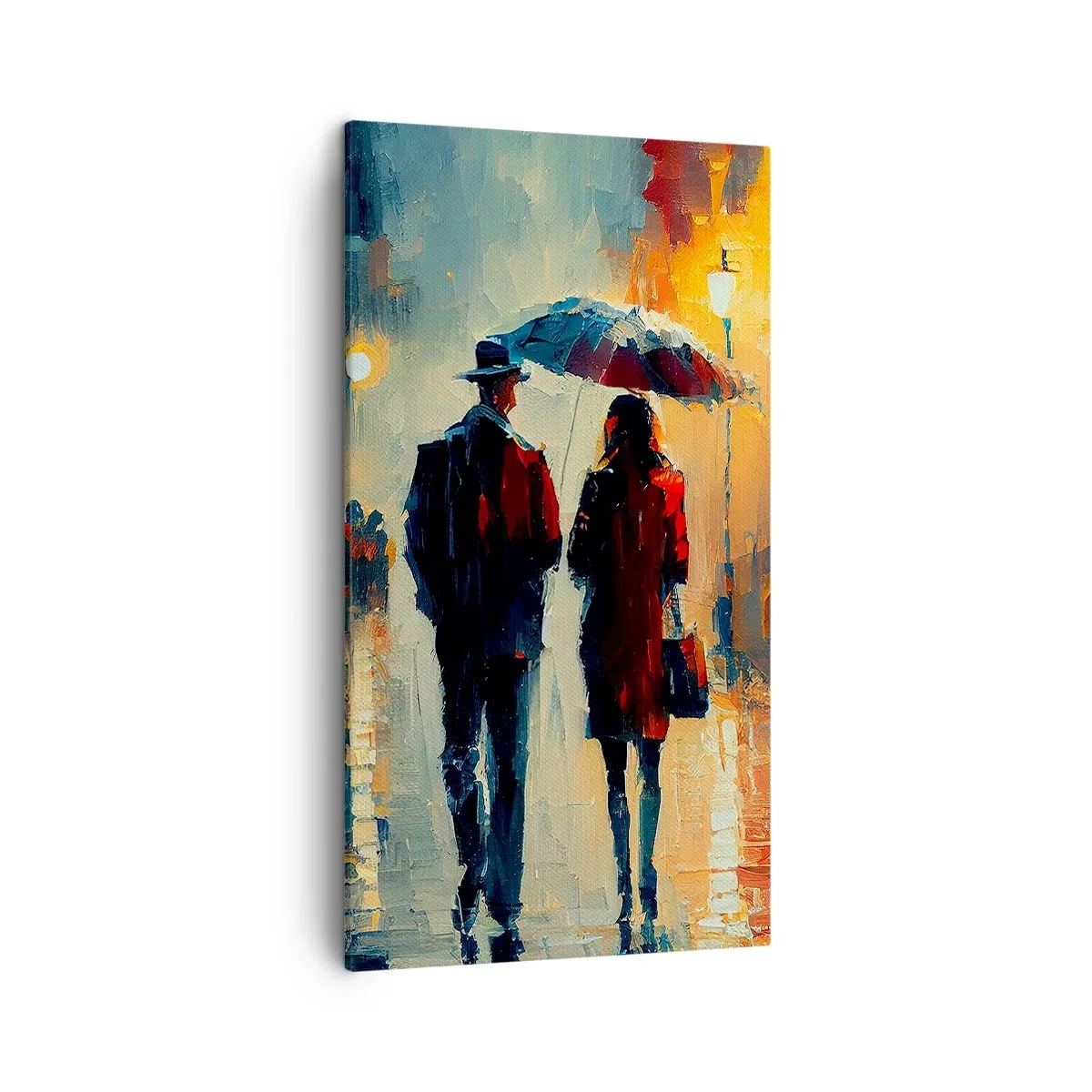 Canvas picture - Urban Love Story - 45x80 cm
