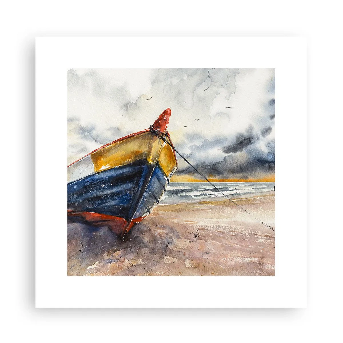 Poster - Rest On the Shore - 30x30 cm