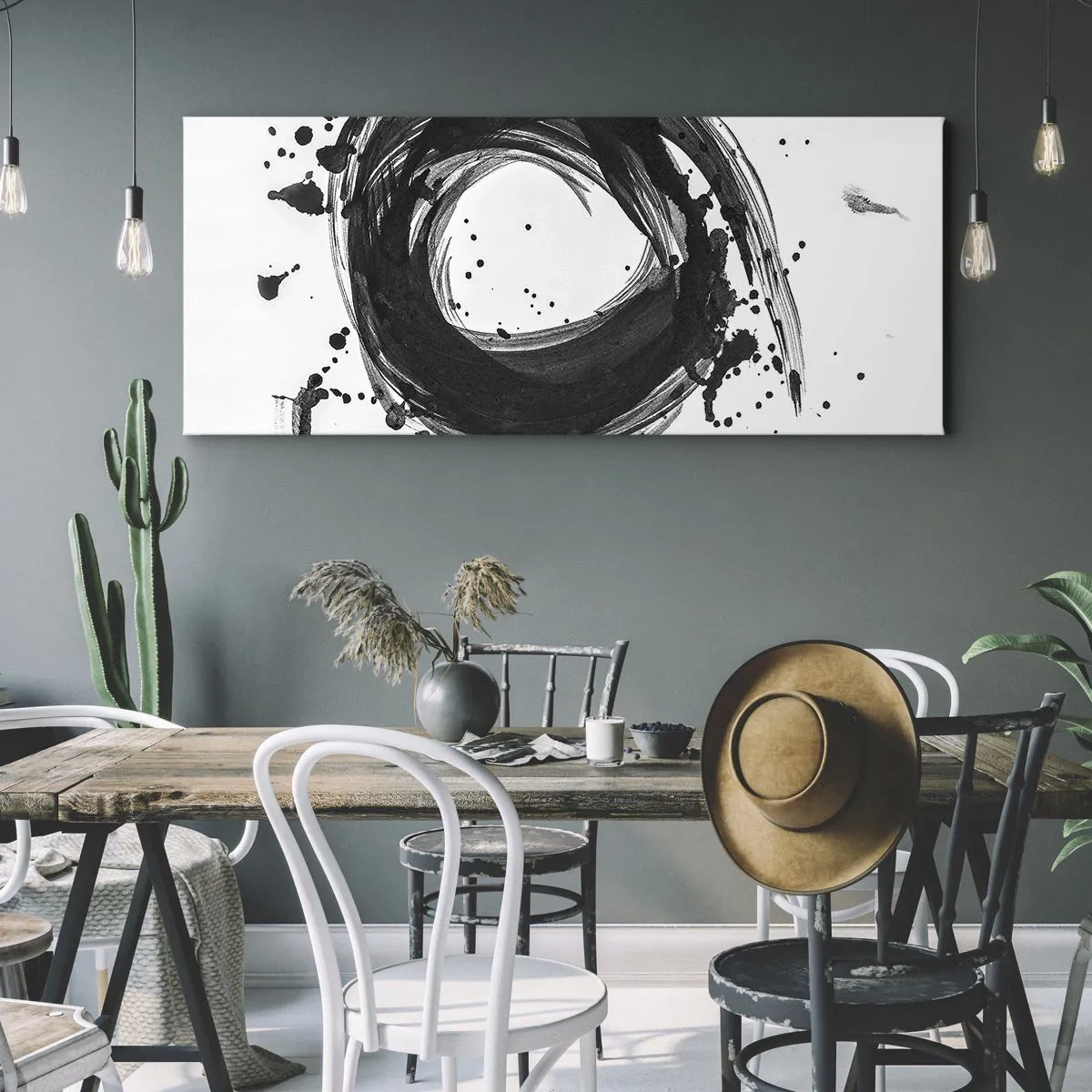 Canvas picture - Whirl of Creation - 120x50 cm