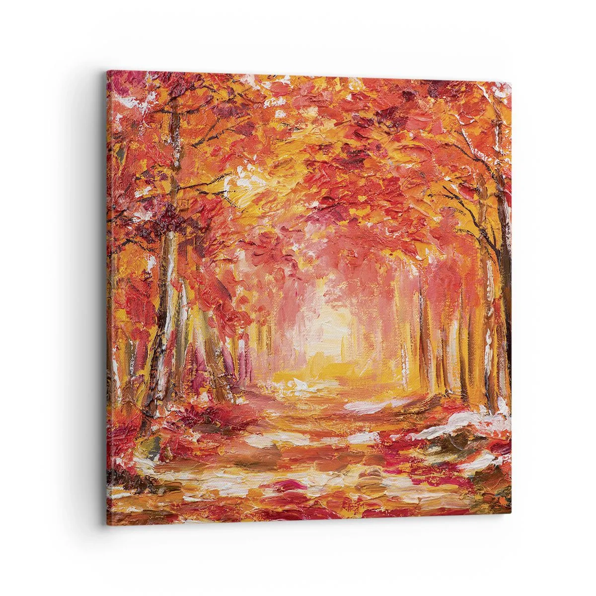 Canvas picture - Copper Forest - 70x70 cm
