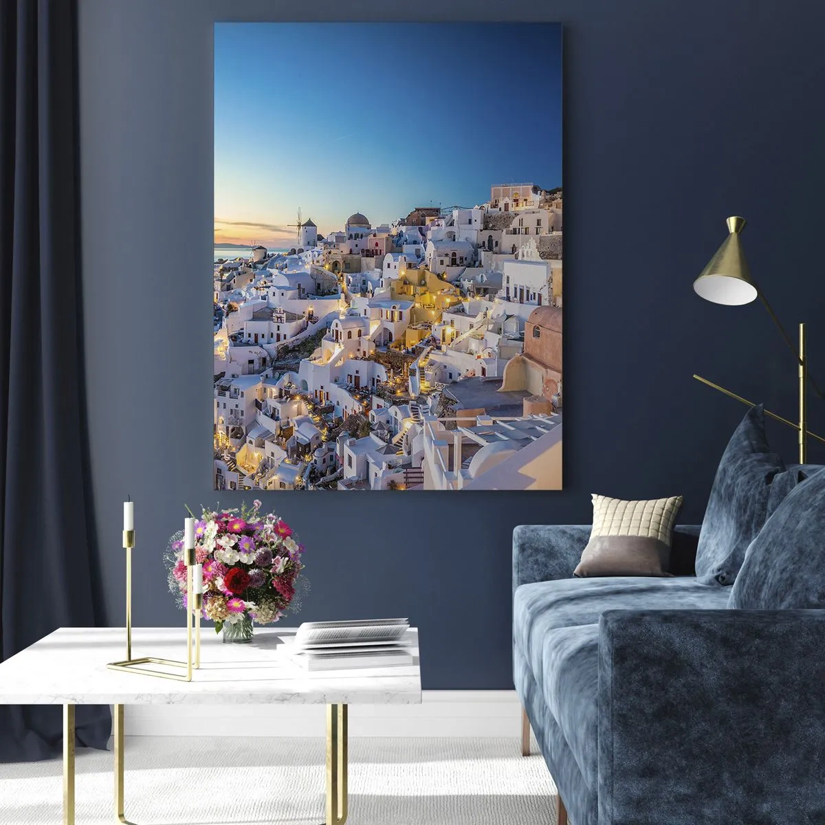 Glass picture - Essence of Greekness - 80x120 cm