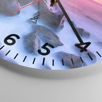 Clock face with numbers