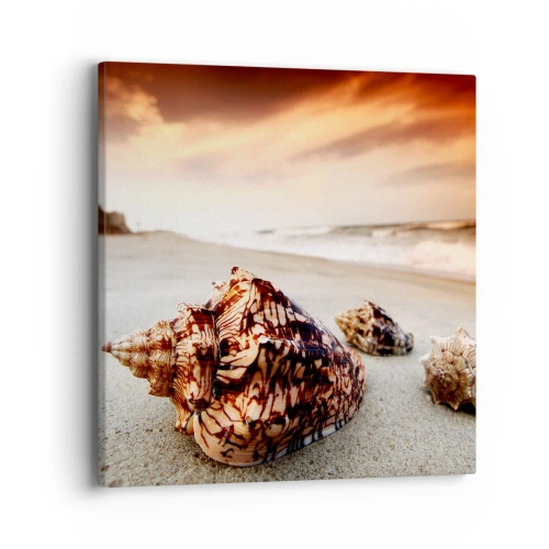 Canvas picture - Expelled by Waves - 40x40 cm