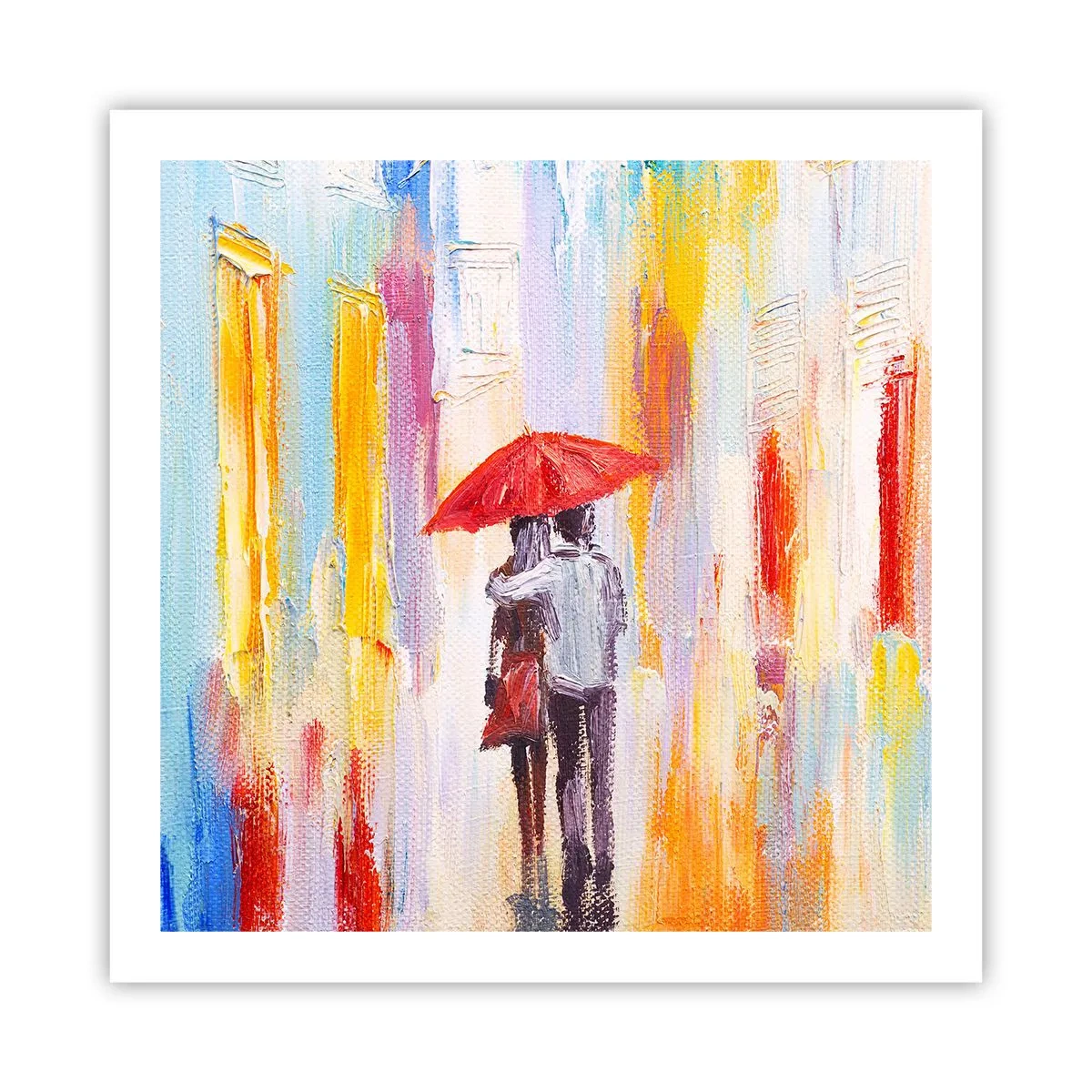 Poster - Let It rain - 60x60 cm