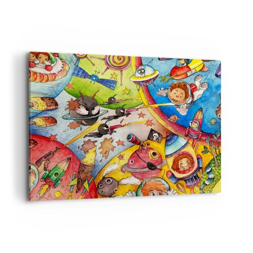 Canvas picture - Great Space Adventure - 100x70 cm