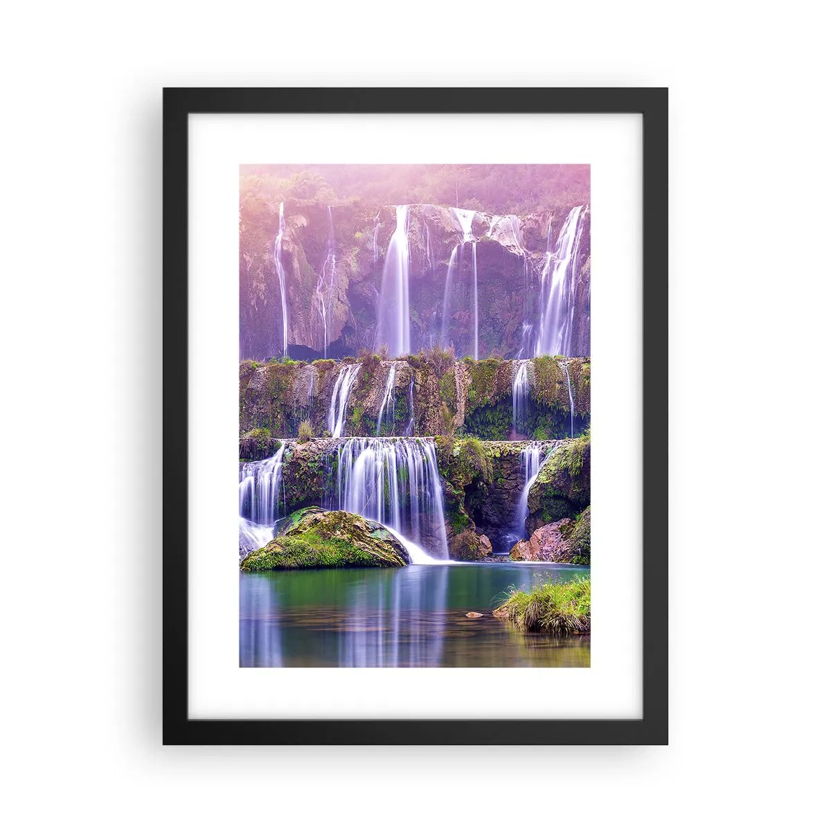 Poster in black frame - Stairway to Heaven - 30x40 cm