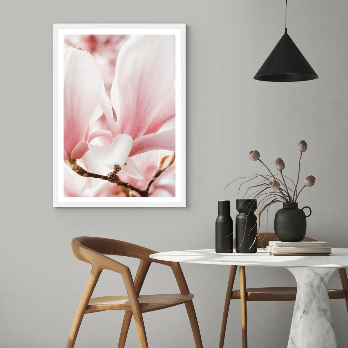 Poster in white frmae - Immensity of Tenderness - 50x70 cm