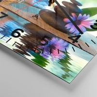 Clock face with numbers