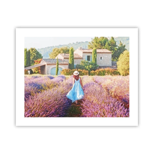 Poster - Lavender Girl - 50x40 cm