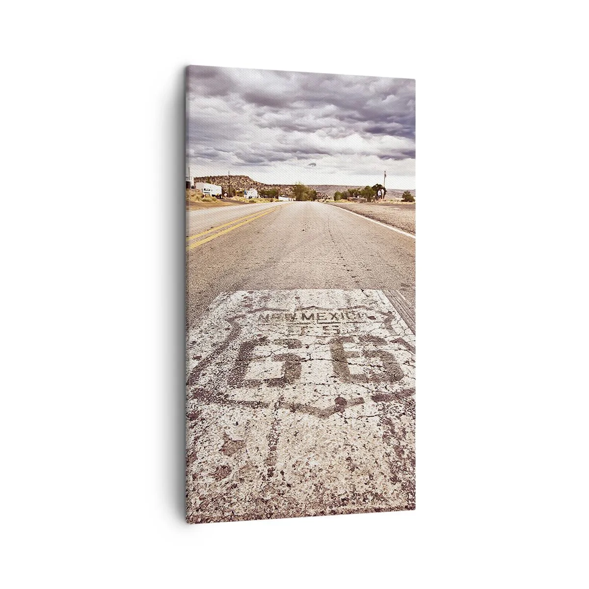 Canvas picture - Mother Road - American Legend - 45x80 cm