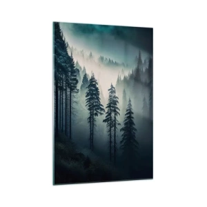 Glass picture - Morning in the Mountains - 70x100 cm