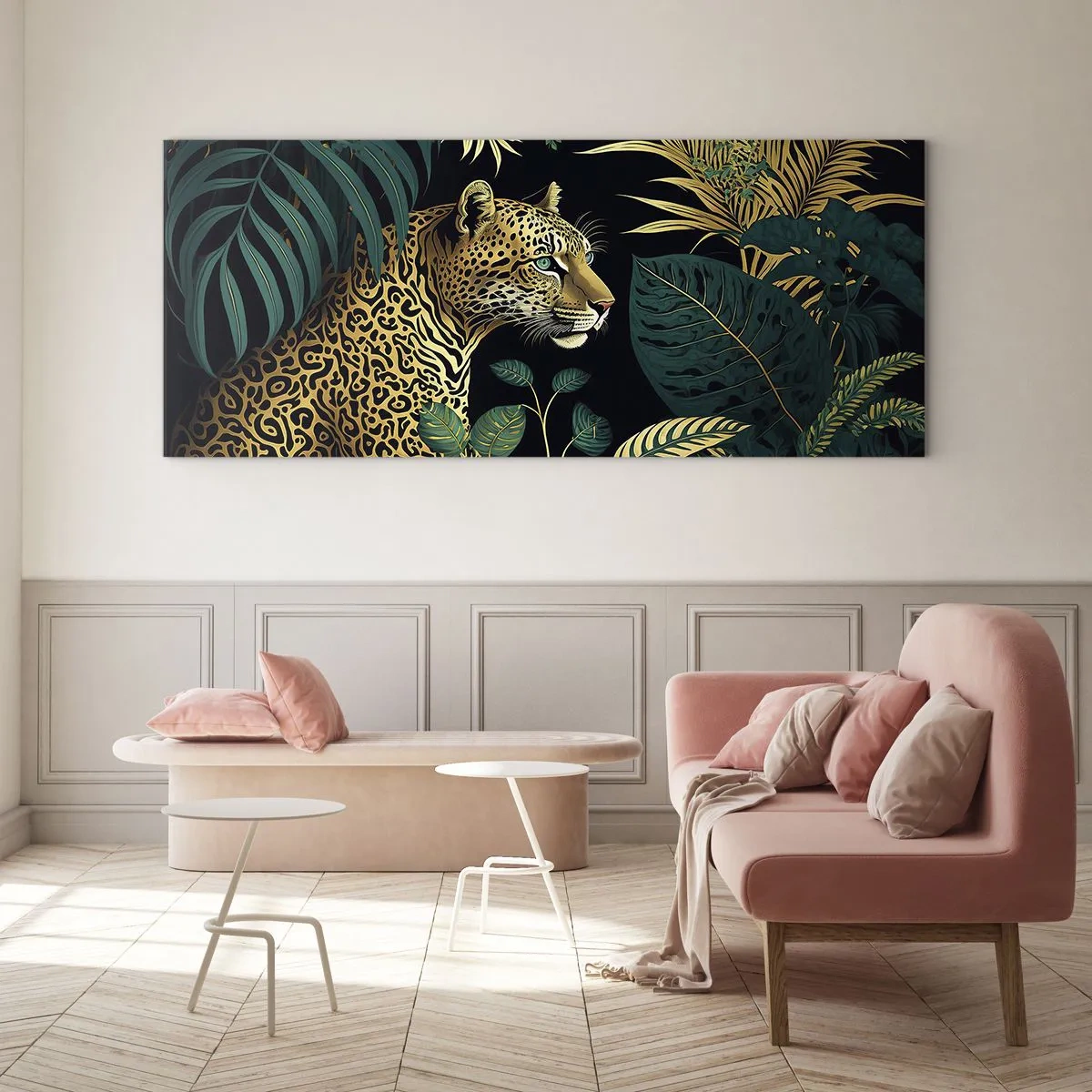 Glass picture - Host in the Jungle - 90x30 cm
