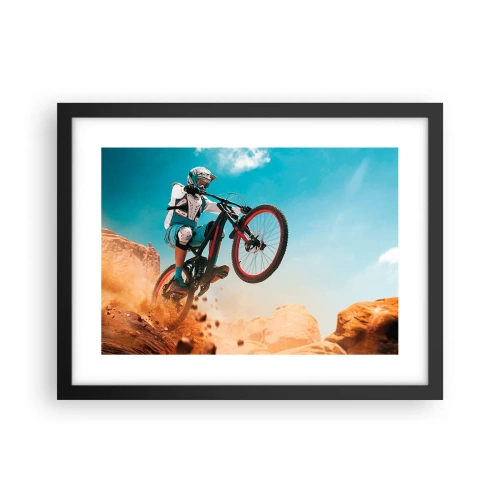 Poster in black frame - Madness on Wheels - 40x30 cm