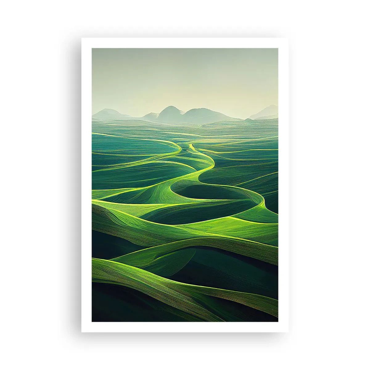 Poster - In Green Valleys - 70x100 cm