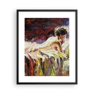 Poster in black frame - Thoughtful Venus - 40x50 cm