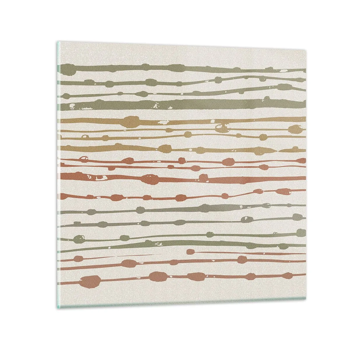 Glass picture - Musical Colour Notation - 30x30 cm